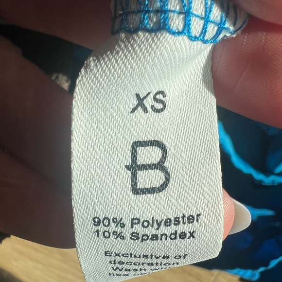 Blue Ruffled Shorts - Picture 3 of 3